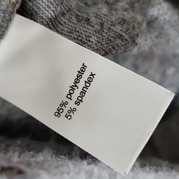 Maurices Hoodie Full Zip size Medium Floral Gray - Picture 8 of 9